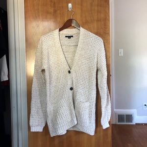 Tan American Eagle Knit Cardigan